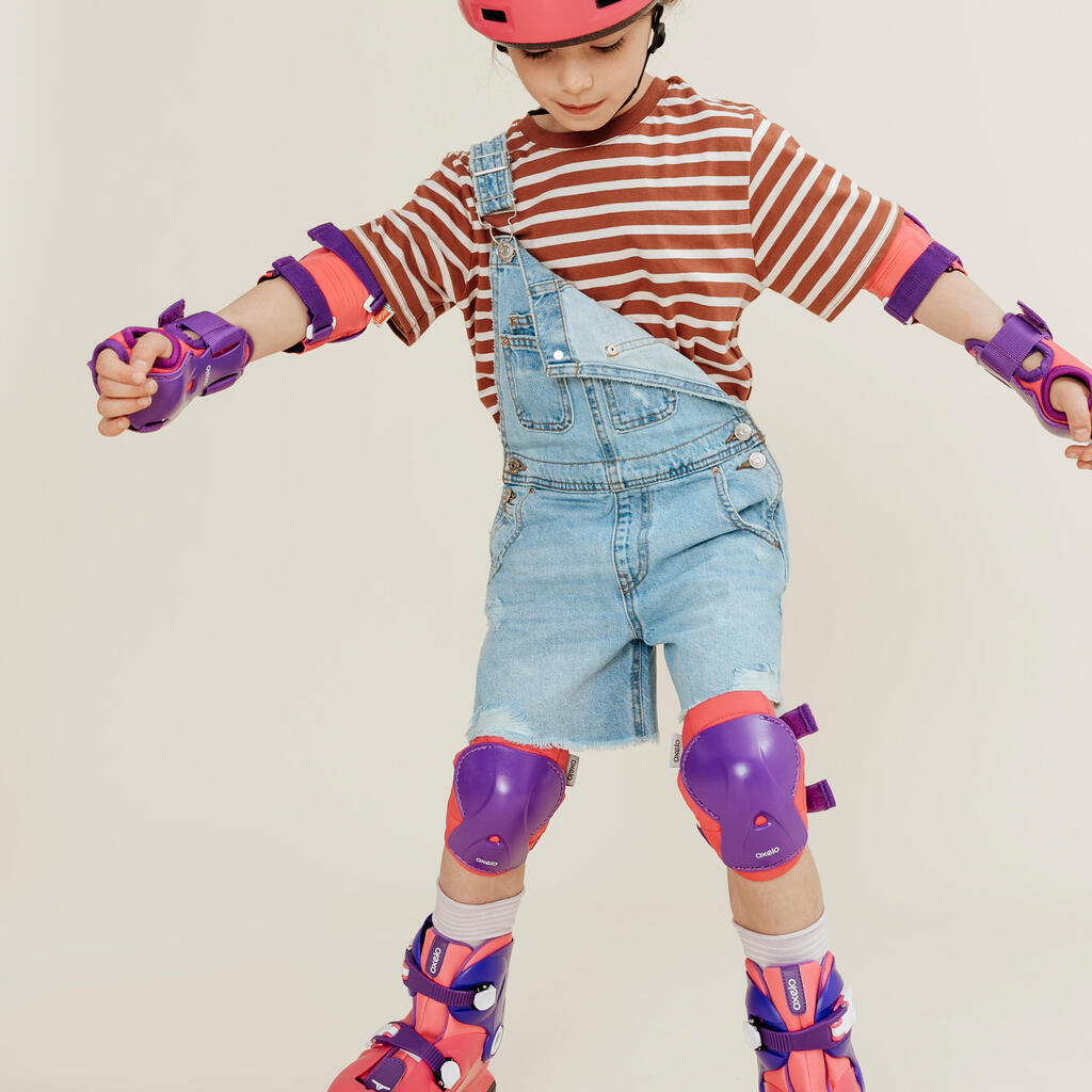 roller enfant PLAY3 rose violet